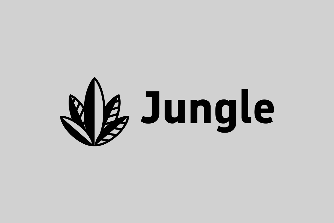 Jungle Logo 2.0 Light Monochromatic Symbol